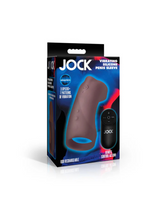 Jock Vibrating Silicone Penis Sleeve in Dark Color Default Title SLEEVES